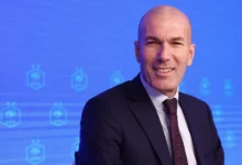 Zinédine Zidane, le 28 juillet 2026, au siège de la FFF