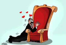 chaise pouvoir cartoon