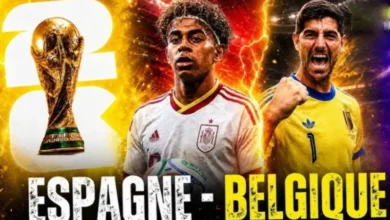 espagne foot vs belgique