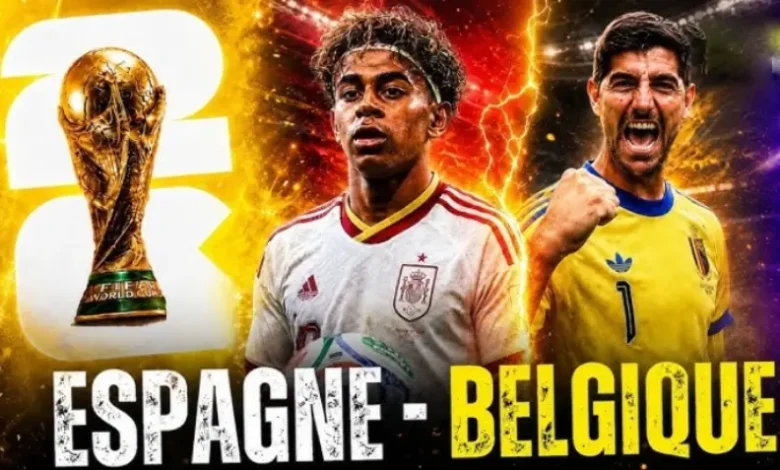 espagne foot vs belgique