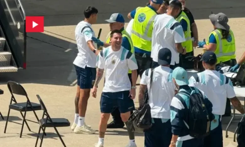 messi airport america (1)
