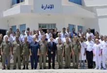ministre de la défense Nationale Khaled Sehili visite Hopital militaire de Gabes