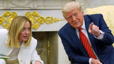 trump giorgia meloni