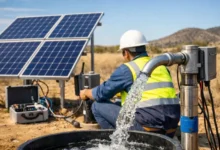 Électrification de puits à l'énergie solaire
