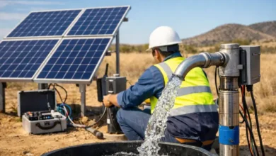 Électrification de puits à l'énergie solaire