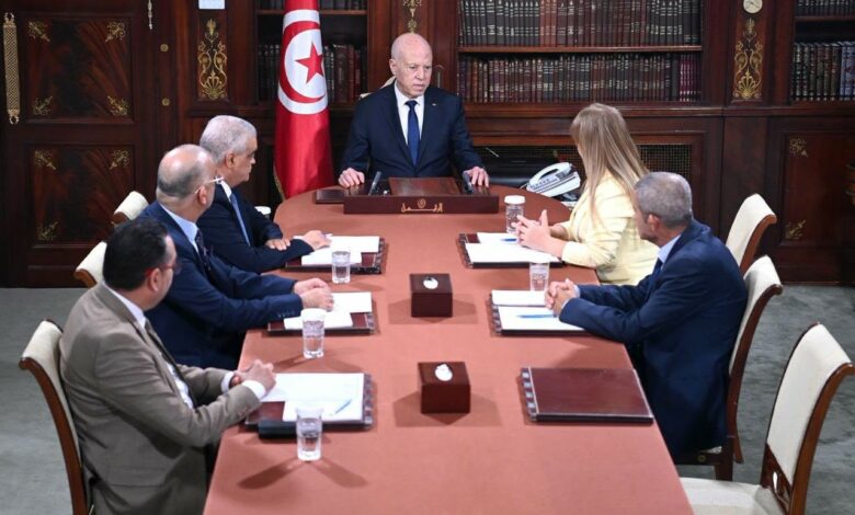 Kais Saied Reunion Palais de Carthage