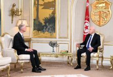Kais Saied et Ambassadeur Finlande En Tunisie Teemu Sepponen