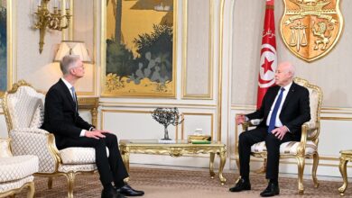 Kais Saied et Ambassadeur Finlande En Tunisie Teemu Sepponen