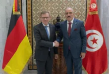 Mohammed ali Nafti recoit le ministre allemand des affaires Etrangères Johann Wadephul