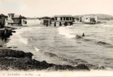 Plage La Marsa Tunis 1909