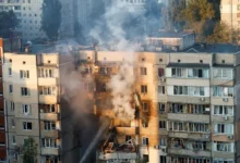 La Russie détruit le quartier général de la Sécurité centrale à Kiev.