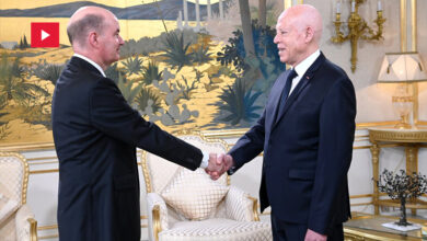 President Kais saied et Ambassadeur de Suisse en Tunisie Josef Renggli