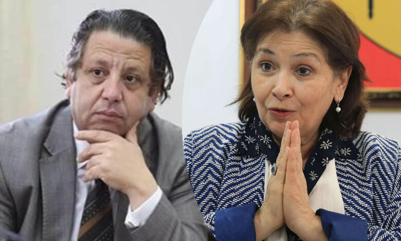 Siham Ben Sédrine et Khaled Krichi