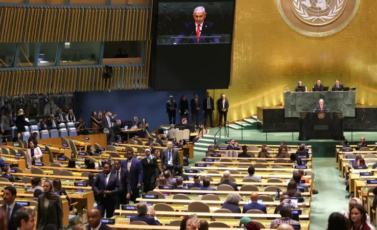 benyamin netanyahou in UN