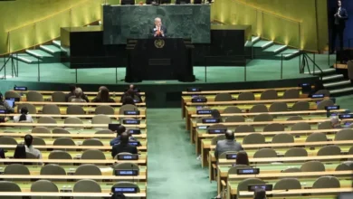 benyamin netanyahou in UN New york