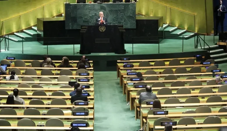 benyamin netanyahou in UN New york