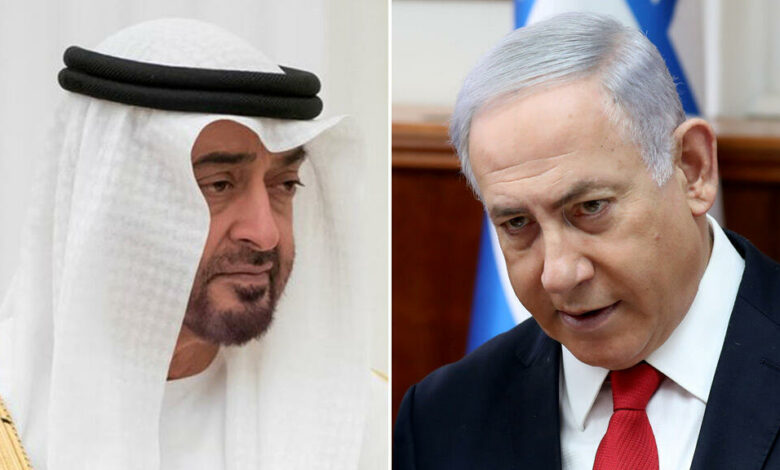 benyamin netanyahou mohammed ben zayed al nahyane