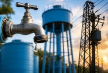 coupure eau electricite