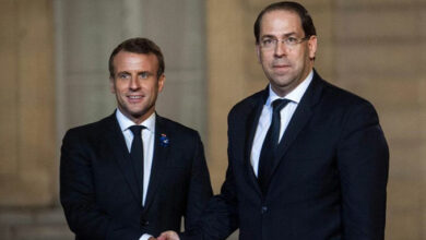 emmanuel macron chahed-
