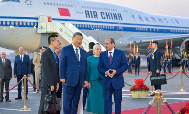 xi jinping Abdel Fattah al Sissi