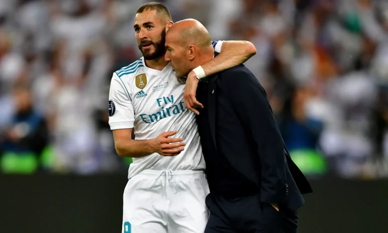 zinedine zidane karim benzema