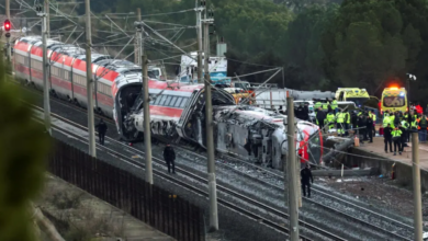 Accident train Madrid Espagne