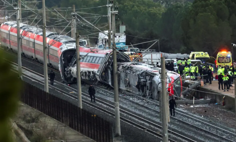 Accident train Madrid Espagne