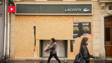 Centre Paris protestations