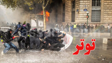 Des affrontements dans les rues de Paris