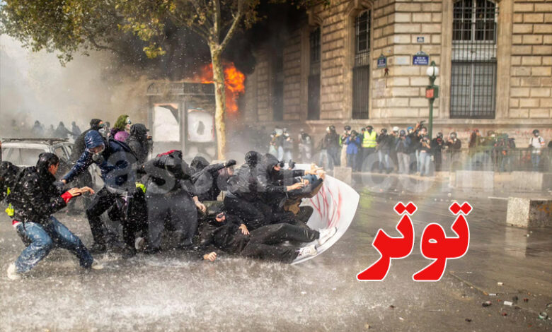Des affrontements dans les rues de Paris