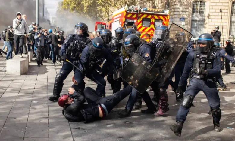 France protestations Au total, 1314 personnes ont été interpellées