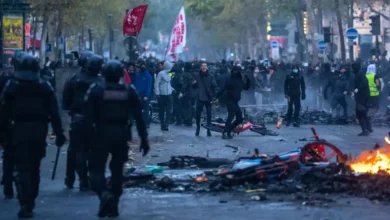 Manifestations en France