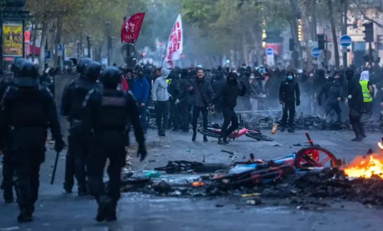 Manifestations en France