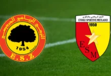 Match entre l'Étoile de Metlaoui et l'Espérance de Zarzis.