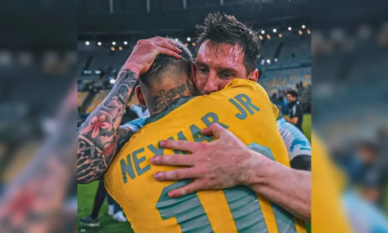 Neymar jr Lionel Messi