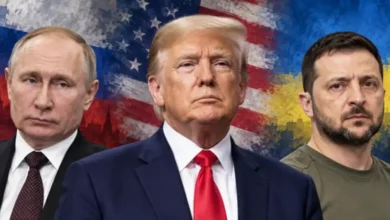 Poutine-Trump-Zelensky