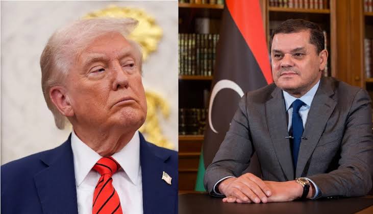 Trump et Abdel Hamid Dbeibah