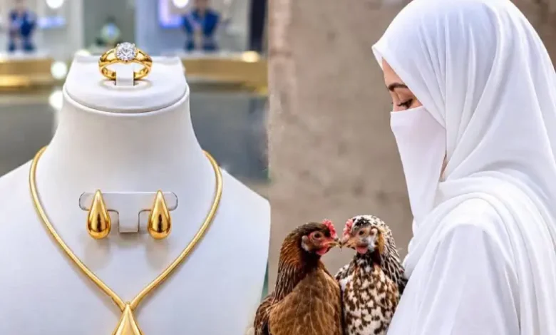 Une mariée algérienne a demandé deux poulets et a reçu de l'or.
