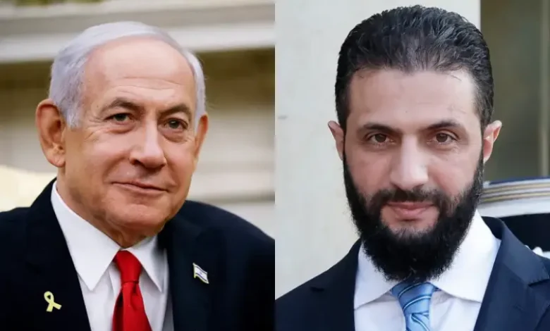 benjamin netanyahu ahmed al sharaa