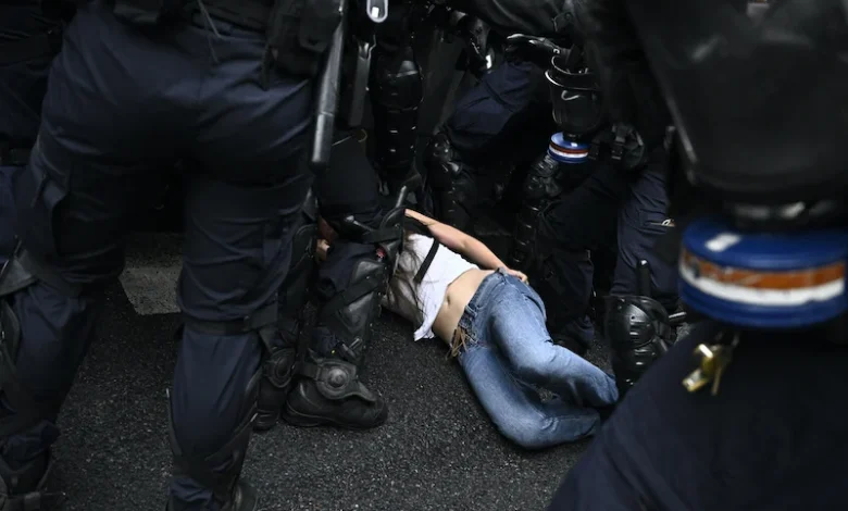 manif france eleves lycee