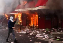 manifestations en France incendies et pillages