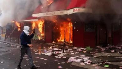 manifestations en France incendies et pillages