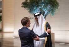 tamim ben hamad al thani emmanuel macron