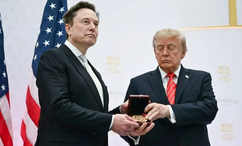 trump Elon Musk Medal of Science