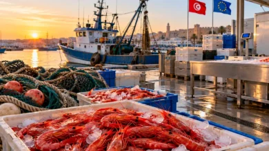 tunisie UE peche crevettes rouges